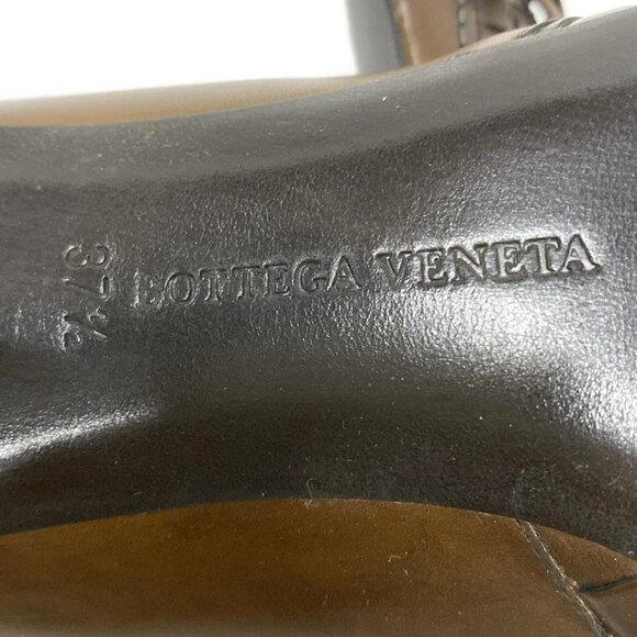 BOTTEGA VENETA - Dark Brown Leather Women's Pumps 128-081125 - Picture 6 of 6